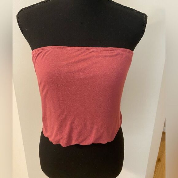 Fashion Nova Plus Size Dusty Rose Pink Bandeau Top 1X - Picture 4 of 11